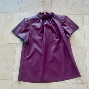 Trina Turk Rich Purple Blouse